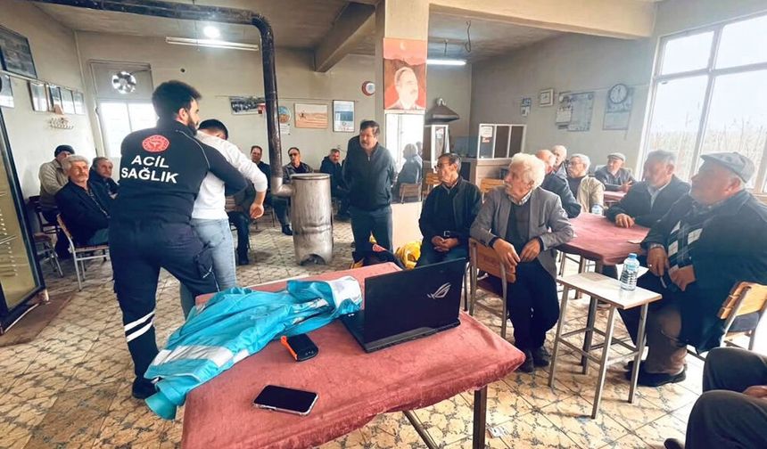 KALE’DE İLK YARDIM SEFERBERLİĞİ