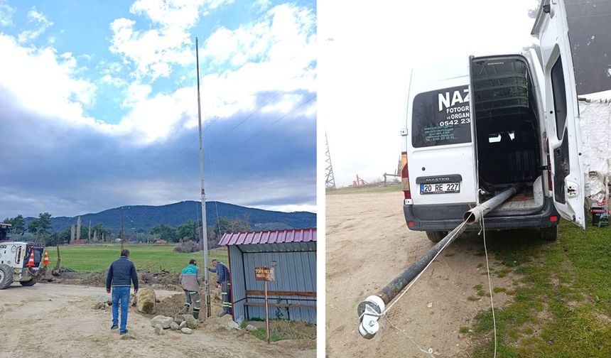 BAYRAK DİREĞİNİN İPİNİ ÇALDILAR