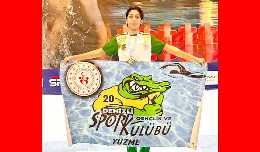 DENİZLİLİ YÜZÜCÜ TÜRKİYE ŞAMPİYONU