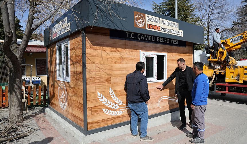 ÇAMELİ BELEDİYESİ’NDEN YÖRESEL EKMEK BÜFESİ