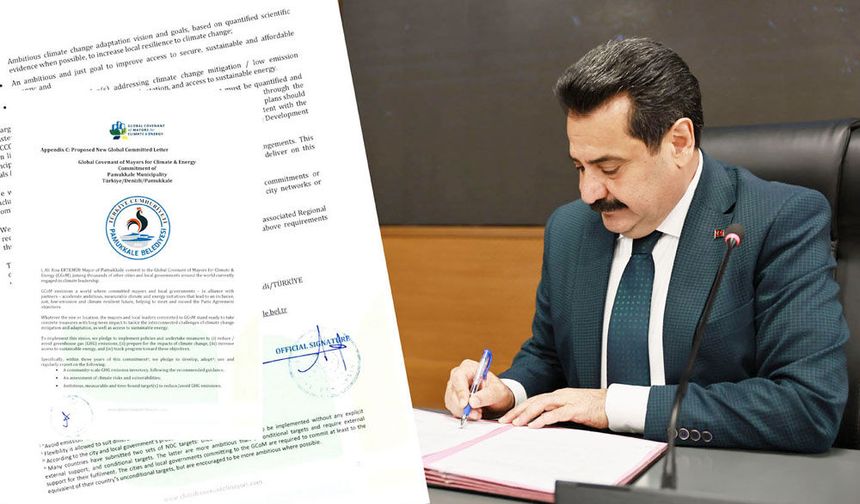 PAMUKKALE’NİN İKLİM VİZYONU  ÜRESEL ARENADA