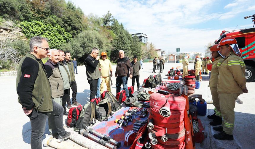 ATEŞ SAVAŞÇILARI MÜCADELEYE HAZIR