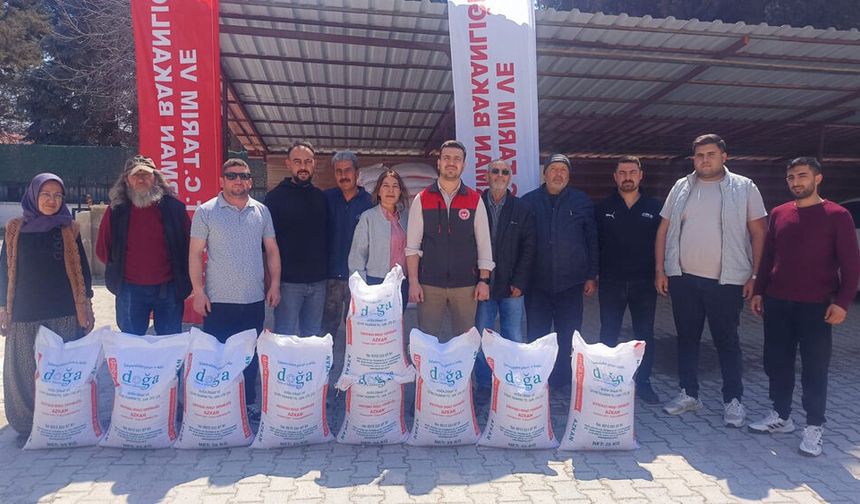 ÜRETİCİLERE NOHUT TOHUMU DESTEĞİ