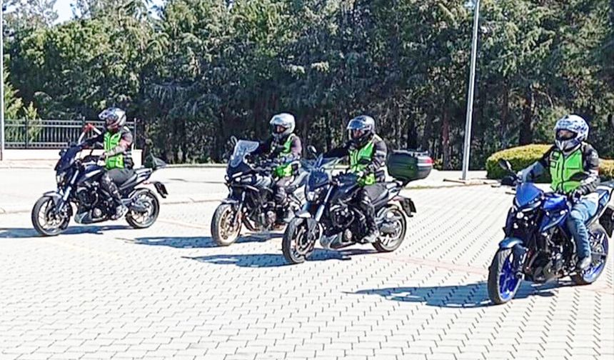BULDANLI MOTOSİKLETÇİLERDEN “GÜVENLİ SÜRÜŞ” ÇIKARMASI