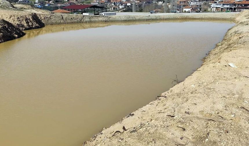 BULDAN’DA DOLAN GÖLET  ÇİFTÇİNİN CAN SUYU OLDU