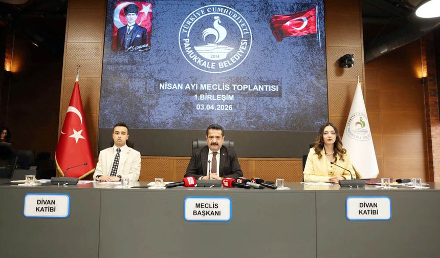 PAMUKKALE BELEDİYE MECLİSİ’NDE GÖREV DAĞILIMI YAPILDI