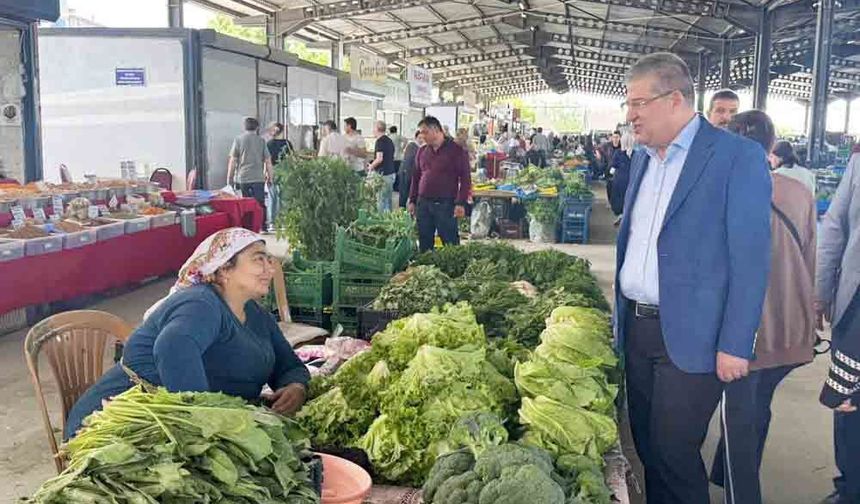 ESNAFLARI DİNLEDİ, VATANDAŞLA BULUŞTU