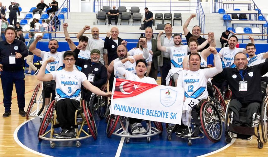 PAMUKKALE BELEDİYESİ TEKERLEKLİ BASKETBOL TAKIMI ADINI SÜPER LİGE YAZDIRDI