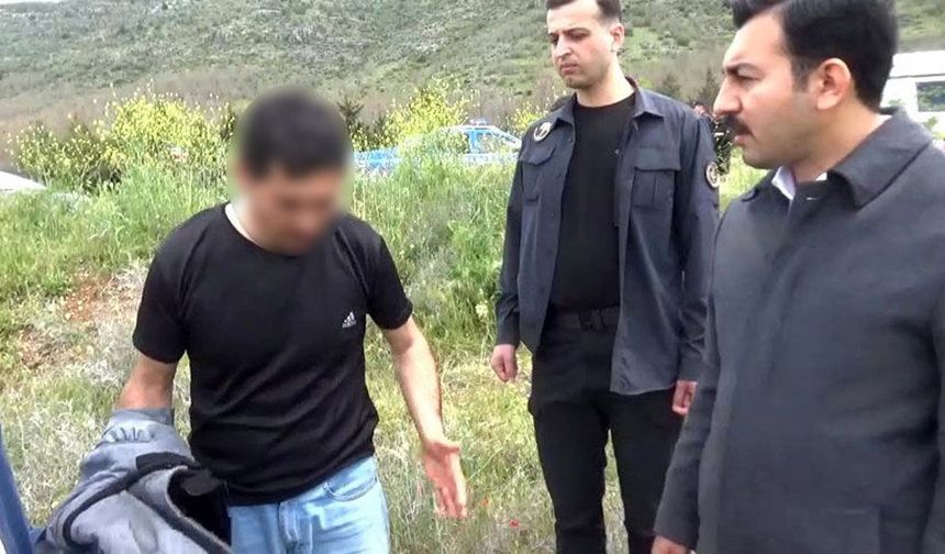 CİNAYETİ İTİRAF ETTİ, GÖMDÜĞÜ YERİ GÖSTERDİ