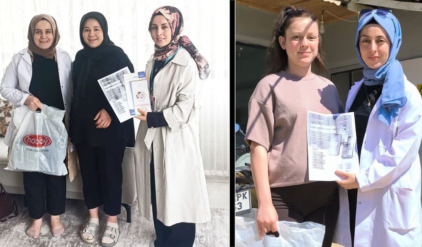 BABADAĞ TOPLUM SAĞLIĞI MERKEZİ’NDEN EVDE GEBE ZİYARETLERİ