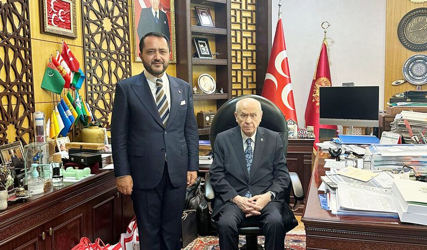İL BAŞKANI YILMAZ’DAN BAHÇELİ’YE ZİYARET