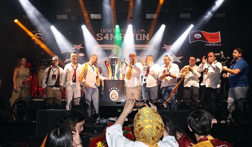 GALATASARAY'IN ŞAMPİYONLUK KUPASI DENİZLİ’DE