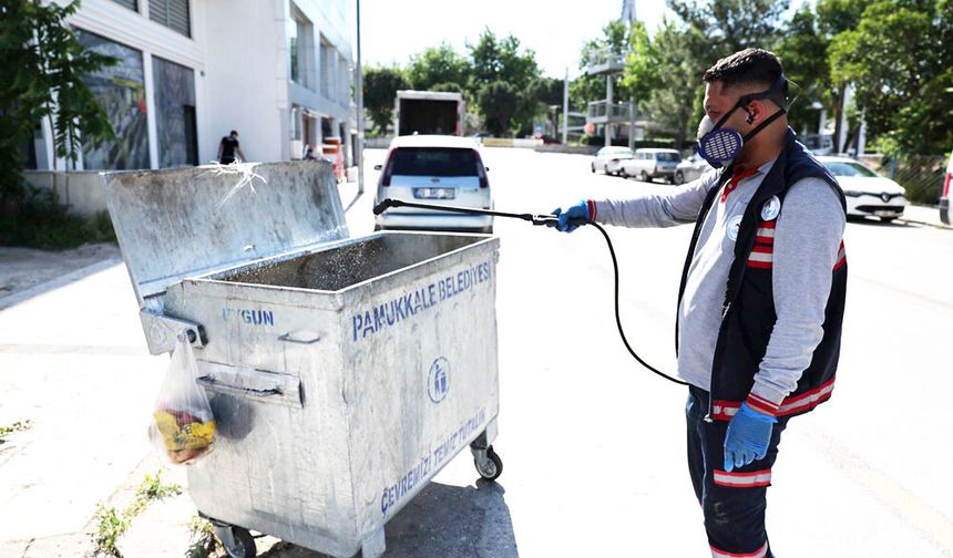 PAMUKKALE BELEDİYESİ’NDEN HİJYEN SEFERBERLİĞİ