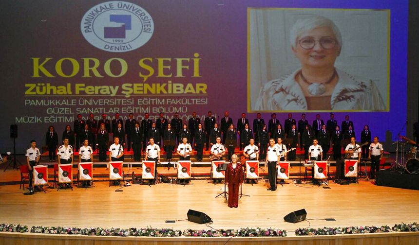 DENİZLİ POLİS KOROSU’NDAN MUHTEŞEM KONSER