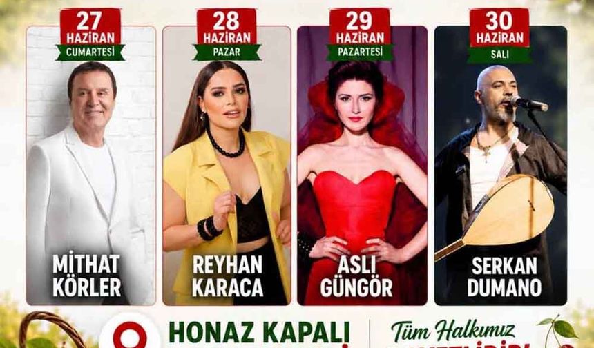 KİRAZ FESTİVALİ BAŞLIYOR