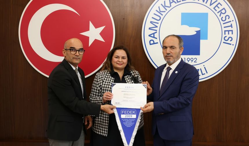 PAÜ’DE BİR BAŞARI DAHA: AKREDİTASYON ONAYI DA ALINDI