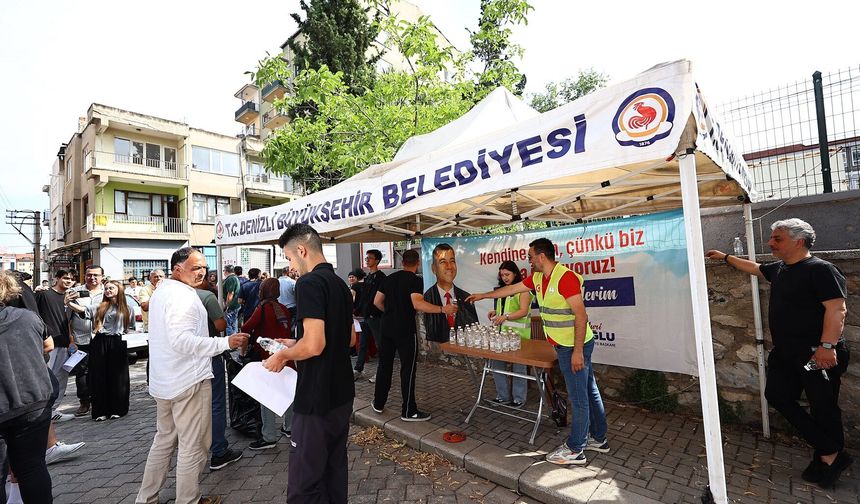YKS GÜNÜ ANLAMLI DOKUNUŞ