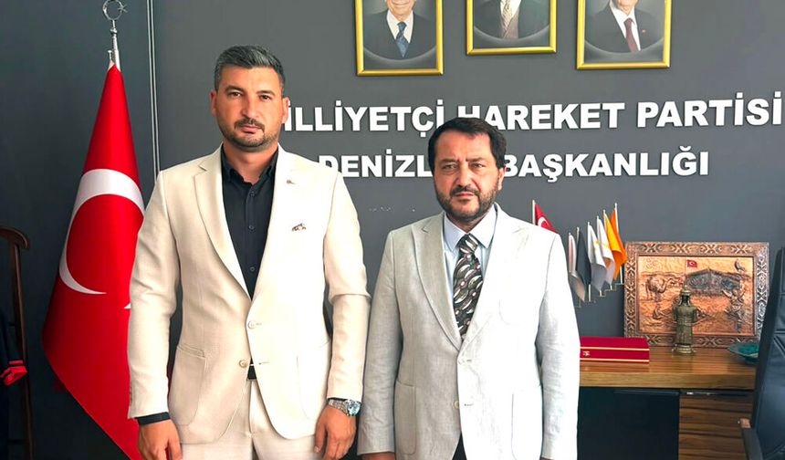 MHP HONAZ İLÇE BAŞKANLIĞI'NA MUHAMMET ALİ EKİN ATANDI