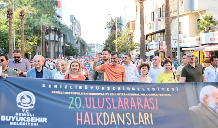 HALK DANSLARI FESTİVALİ BAŞLADI