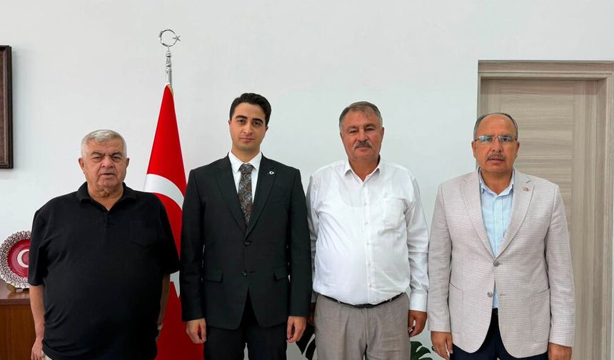 BAŞKANLAR KAYMAKAM HAYDARİ İLE BULUŞTU