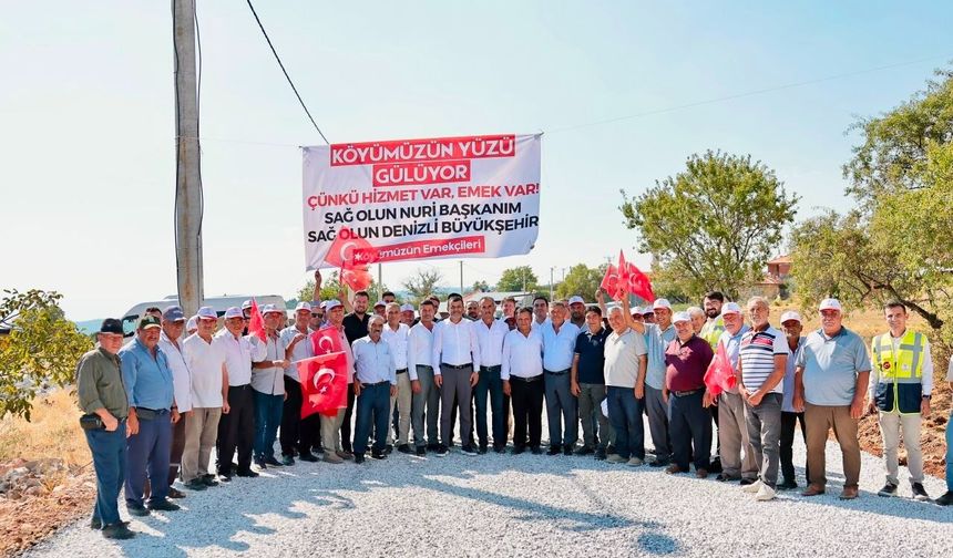 4 İLÇEYİ BAĞLAYAN YOLDA 30 YILLIK HASRET SONA ERDİ