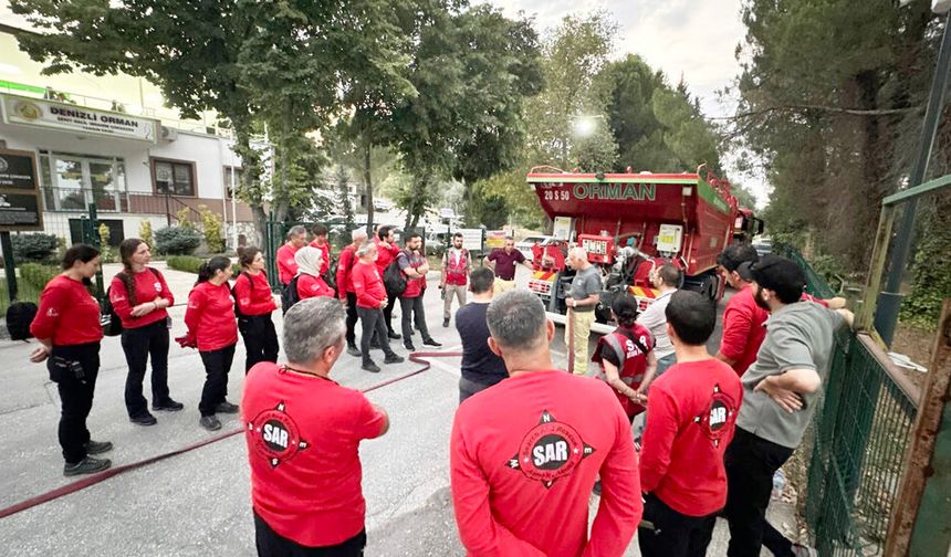GÖNÜLLÜLERE YANGIN EĞİTİMİ