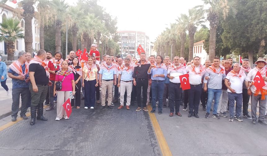 KINALI KOÇLAR BULVARA ÇIKTI
