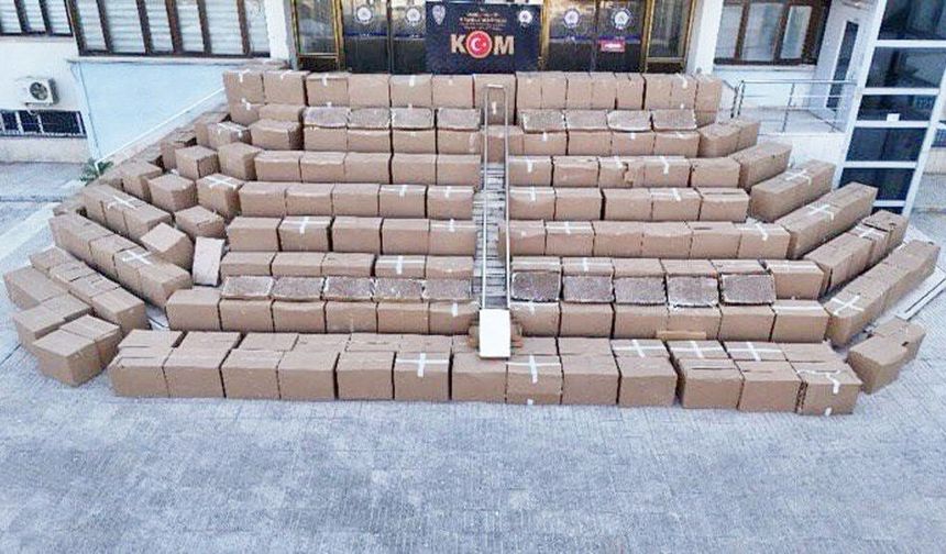 KAÇAK SİGARADA BÜYÜK OPERASYON