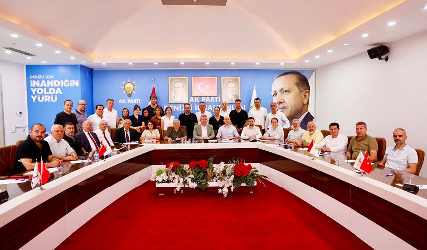 AK PARTİ’DE BAŞKANLAR BULUŞTU
