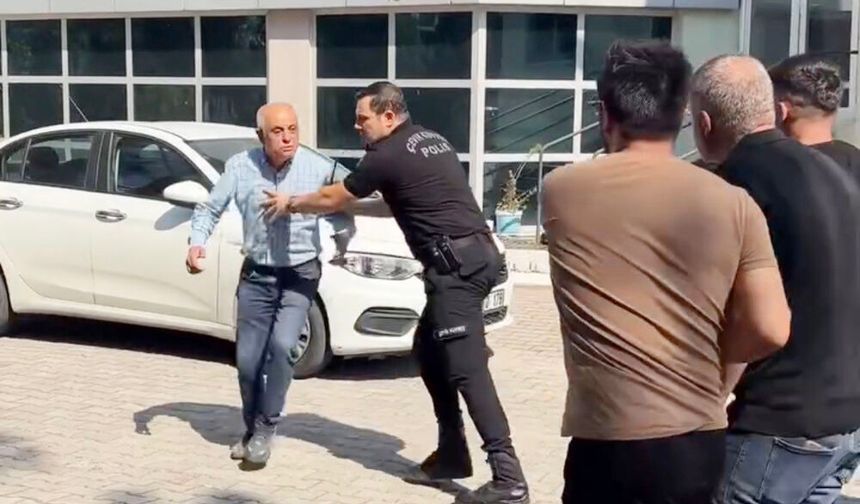 BAŞKAN İLE TARAFTAR BİRBİRİNE GİRDİ