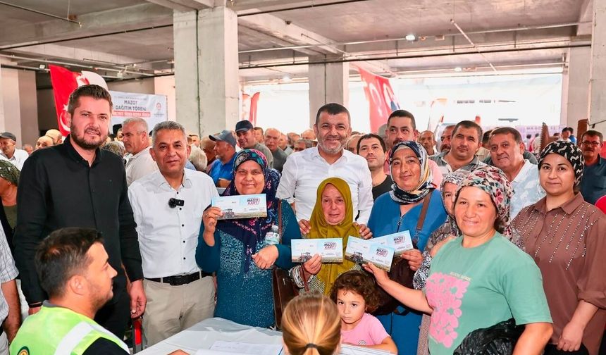 DENİZLİ BÜYÜKŞEHİR BELEDİYESİ’NİN MAZOT DESTEĞİ SÜRÜYOR