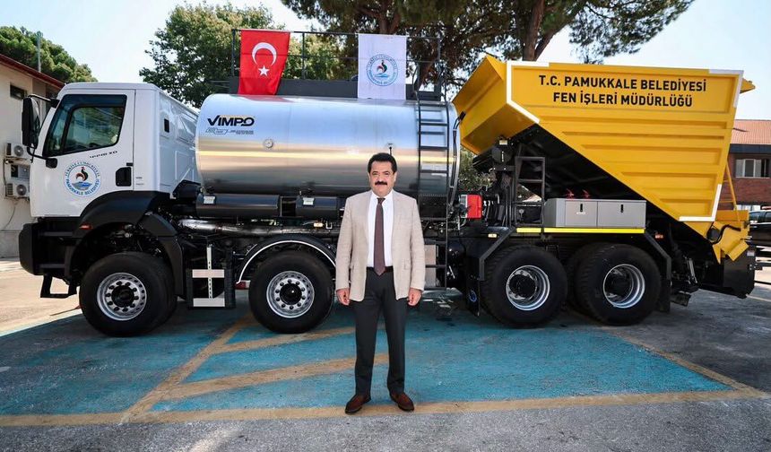 PAMUKKALE’DE ARAÇ FİLOSU GÜÇLENİYOR