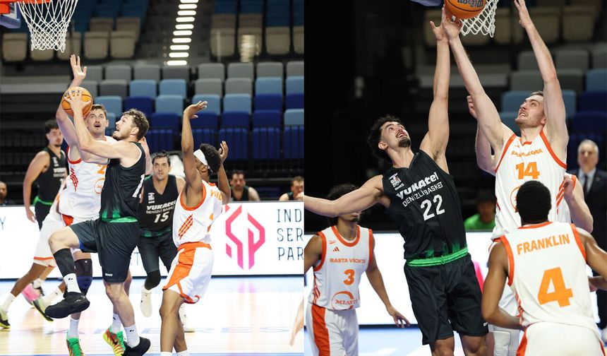 YUKATEL DENİZLİ BASKETE 98 SAYI YETMEDİ