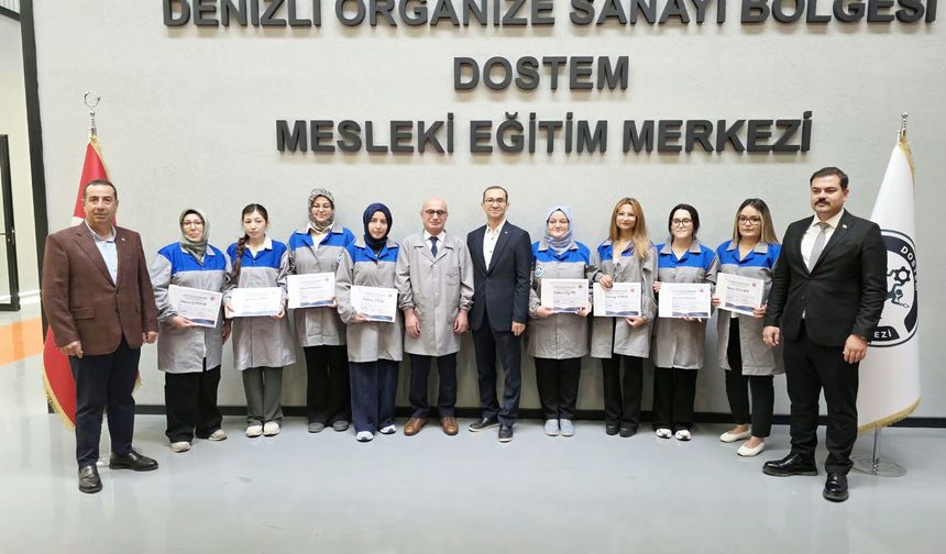 EĞİTİMİ TAMAMLADILAR İŞLERİNE BAŞLADILAR