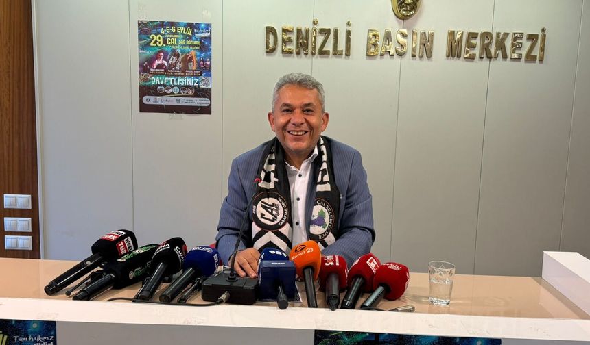 ÇAL BELEDİYE BAŞKANI HAKAN’DAN FESTİVAL DAVETİNDE FİYAT TEPKİSİ  ÜZÜM UTANDI