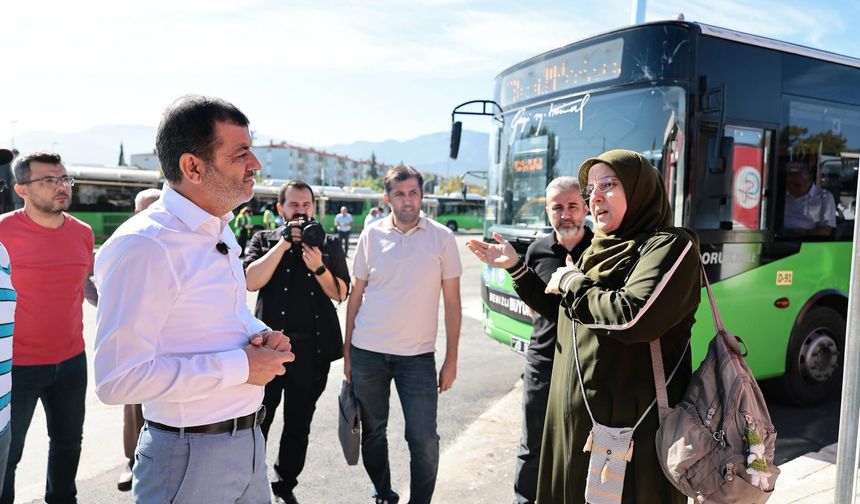 ÇAVUŞOĞLU AKTARMA MERKEZİNDE