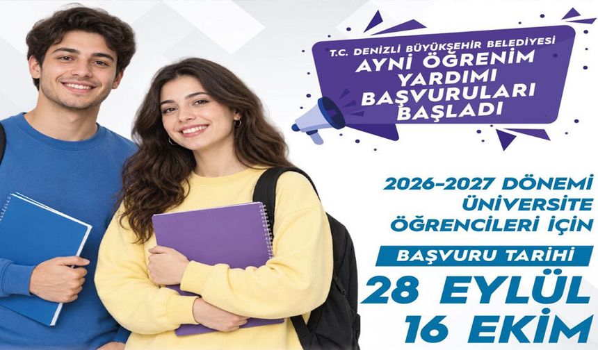 BÜYÜKŞEHİR’DEN ÜNİVERSİTE ÖĞRENCİLERİNE EĞİTİM DESTEĞİ