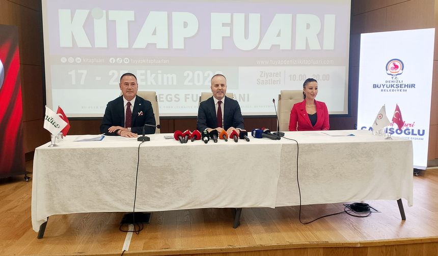 DENİZLİ, TÜYAP KİTAP FUARI’NA HAZIRLANIYOR  212 YAYINEVİ, 500 YAZAR GELİYOR