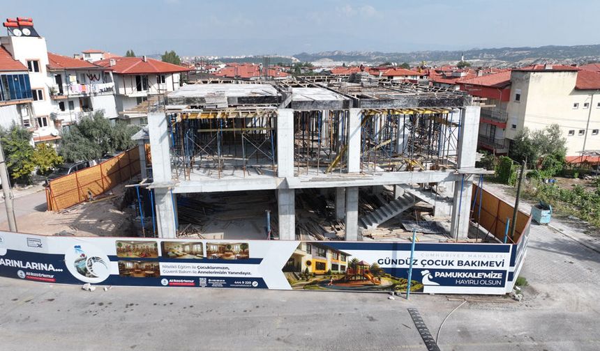 ÇOCUK GELİŞİM MERKEZİ YÜKSELİYOR