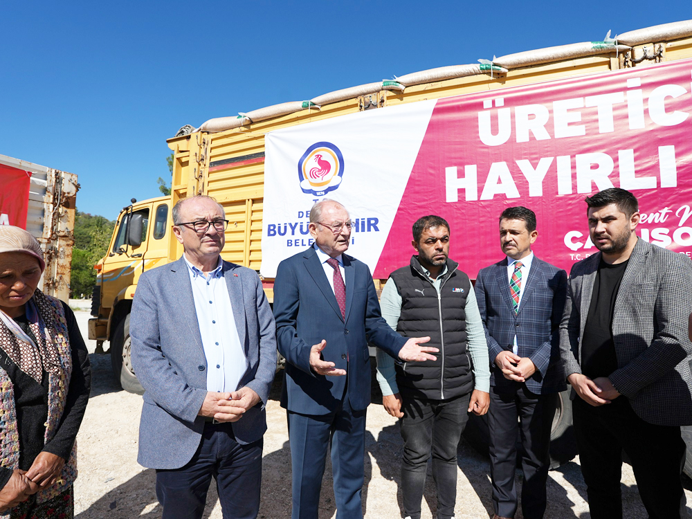 Denizli Büyükşehir’den Yangınzedelere Yem Ve Saman Desteği (4)