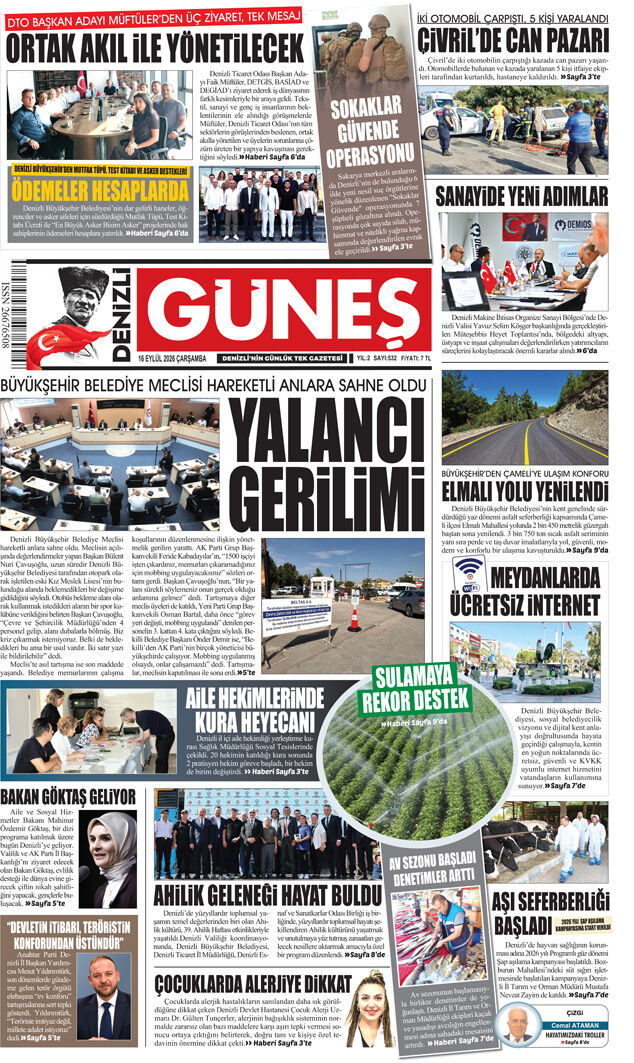 Denizli Güneş Gazetesi