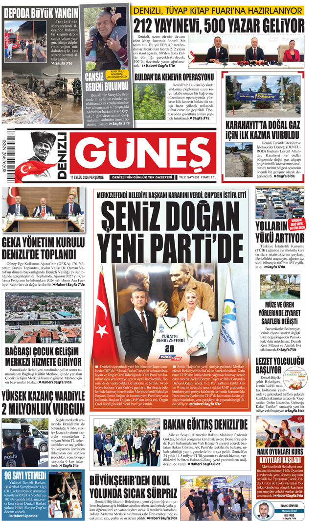 Denizli Güneş Gazetesi