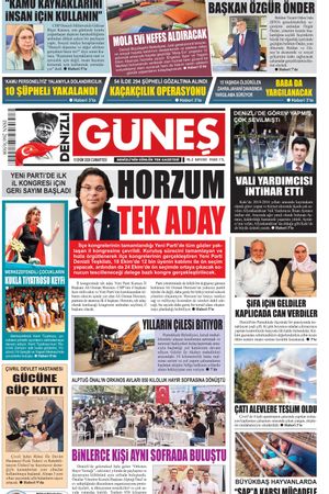 Denizli Güneş Gazetesi